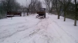 Чистка снега т-16