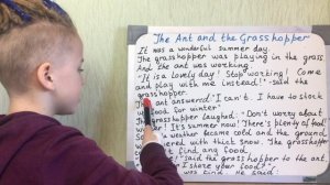 Fable The Ant and the Grasshopper. Басня Муравей и кузнечик на английском с переводом.