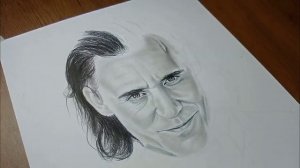 Loki Drawing Sketch ll realistic face texture ll #souravjoshiarts #subhojit #subhamdogra