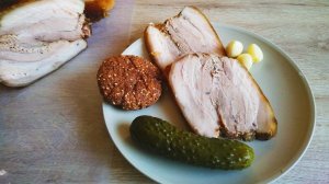 Рецепты домашних мясных делекатесов в мультиварке. Свиная грудинка.