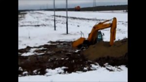 суровые болота тайги.как тонут экскаваторы в болотах
