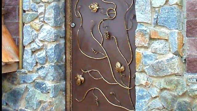 Калитка с ковкой фото видео смотреть онлайн