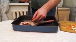 Запеченная Баранья нога в пиве.Розогрыш 1000.Божественный рецепт.ENG SUB