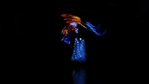 Free Flow Flava | Led Fan Veils Bellydance| Танец со светодиодными вейлами веерами | Maria Moisey
