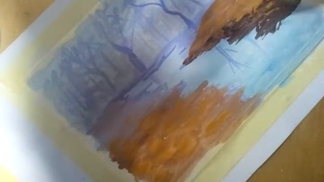 Рисуем осень. смотреть онлайн