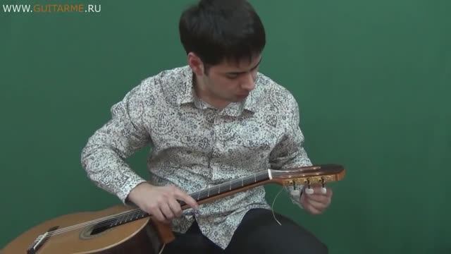 КАК ПОМЕНЯТЬ СТРУНЫ НА КЛАССИЧЕСКОЙ ГИТАРЕ | GuitarMe School Aleksunder Chuiko