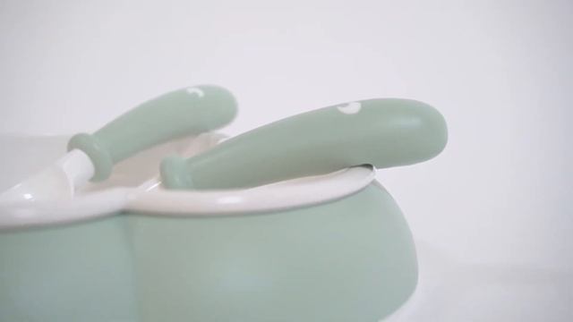 BabyBjorn комплект посуды (тарелка, чашка, ложка, вилка) нежно-зеленый смотреть онлайн