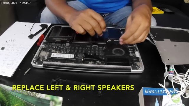 Replace speakers of Macbookpro 13" A1502 (Early 2015)