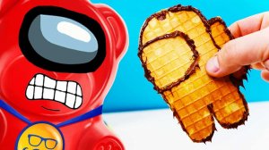 ВАФЛЯ AMONG US ДЛЯ ЖЕЛЕЙНОГО МЕДВЕДЯ ВАЛЕРЫ.mp4