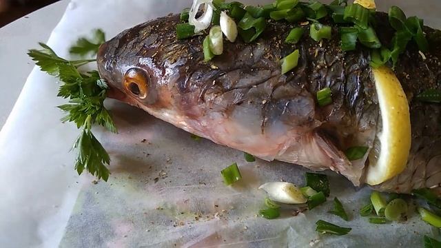 ЗАПЕЧЁНАЯ РЫБА В ДУХОВКЕ ПЕЛЕНГАС с лимоном и зеленью! Вкусно и ПРОСТО!!!?