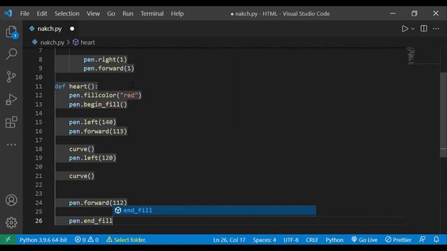 Python Project ....Symbol of Love ♥️ Creat by Python✅ #pythonprogramming    #pythonprojects #symbol