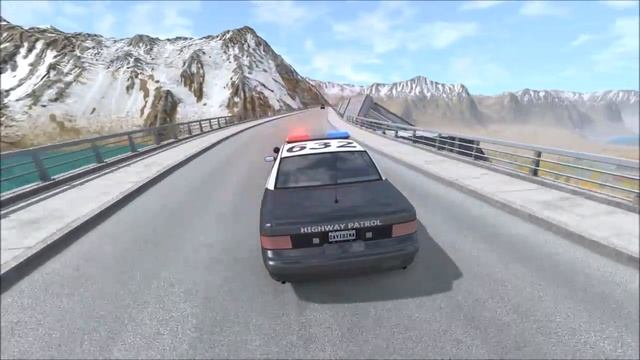 BeamNG Drive - Police vs Big Rig (Suggestion Box: Morgan Saffor) смотреть онлайн