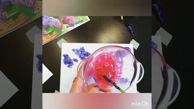 "Корзина сирени" пузырьковая техника смотреть онлайн