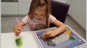 Собираем алмазную мозаику. Собирай вместе с Машей