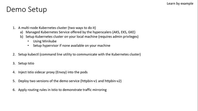 Traffic mirroring using Istio Service Mesh смотреть онлайн