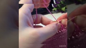 Зубчатый край. Обвязка горловины и проймы.