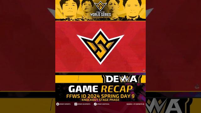 GAME RECAP KNOCK OUT STAGE FFWS WEEK 3 DAY 7 GROUP B dan GROUP C #upointesports #freefire