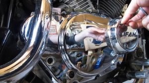 Замена масла на мотоцикле LIFAN LF250, Yamaha XV250 Virago Oil change