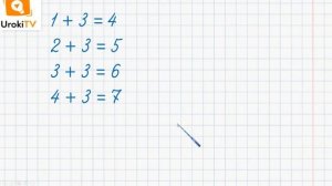 Прибавить и вычесть число 3. Математика 1 класс