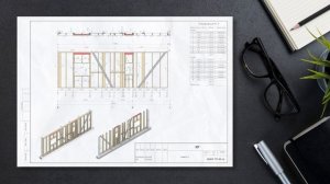 Одноэтажный Каркасный дом 170м2. Проект каркасного дома в REVIT (КД) (смотри описание)