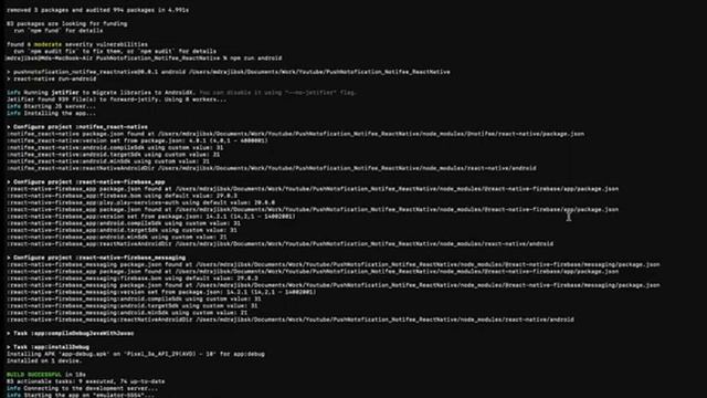 Push Notification using Notifee in React Native || Notifee || Push Notification || RN || Firebase смотреть онлайн