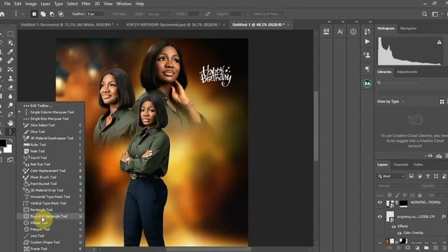 HOW TO DESIGN THIS BIRTHDAY FLYER WITH PHOTOSHOP смотреть онлайн