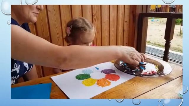 Аппликация методом обрывания бумаги