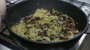 Фасоль стручковая с опятами