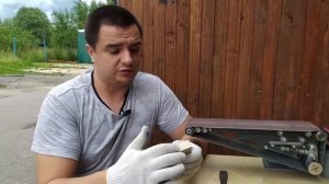 Необычная ленточная шлифмашина своими руками.