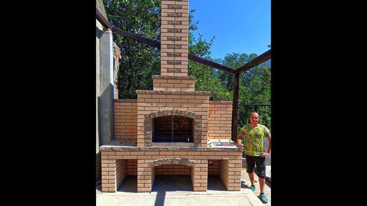 Мангал из кирпича своими руками смотреть онлайн