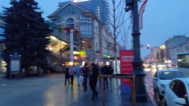 Воронеж. Проспект Революции. Кукольный театр. 4k смотреть онлайн