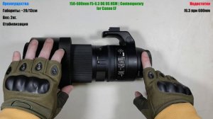 Обзор объектива Sigma 150-600 Contemporary