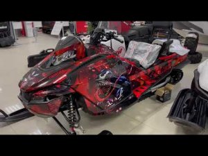 Оклейка бронированной пленкой снегохода  "FRONTIER 1000"