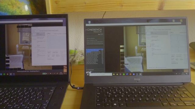 Lenovo Thinkpad P1 VS Dell XPS 15 Cinebench R20 смотреть онлайн