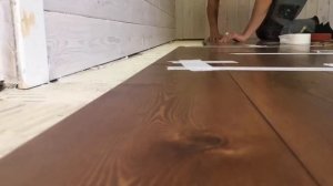 Укладка инженерной доски на бетонный пол.ТаймЛабс.