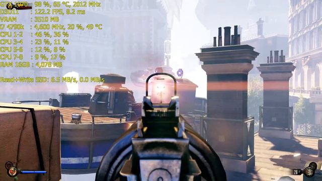 BioShock Infinite | GTX 1070 OC @ 1080p,1440p & 4k Perfomance Test смотреть онлайн