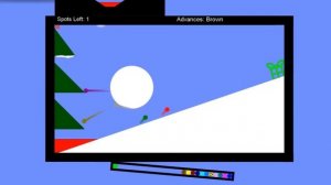 (24 Marble Race) EP.2: Christmas Race | Algodoo