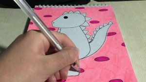 Drawing #45 | Coloring process with sketch markers