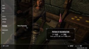 Skyrim Pure Mage Walkthrough NO WEAPONS NO ARMOR #41 - Power Leveling Restoration, Nightshade Run