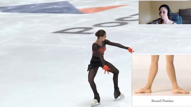 Огненная змея фигурного катания|| Балерина смотрит "Болеро" Камилы Валиевой смотреть онлайн