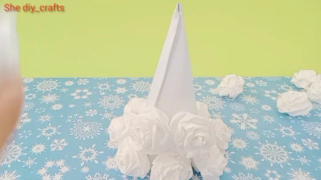 You Won't Believe This Incredible Toilet Paper Rose Christmas Tree!#craftideas#christmasdecoration смотреть онлайн