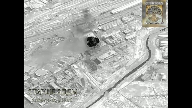 Ракетный удар по цеху Харьковского бронетанкового завода