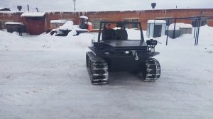 Вездеход Пермь.Гусеничный вездеход с мостом газ 3110