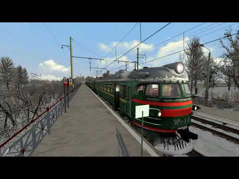 Train simulator classic Эр-1 146 с поездом 6038 Узуново-Москва смотреть онлайн