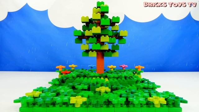 Lego Duplo Tree, Lego Duplo The Seasons - Лего Дупло дерево, Лего времена года. Строим из Lego Dupl