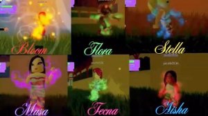 Winx club Angelix Transform up to Tynix (Roblox)