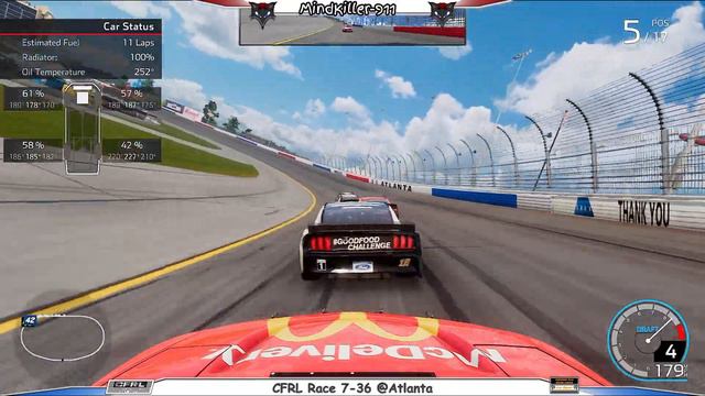 NASCAR Heat 5 '20 - CFRL Race 7-36 @Atlanta смотреть онлайн