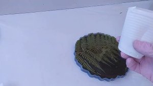 Подставка из эпоксидной смолы для арома палочек с папоротником