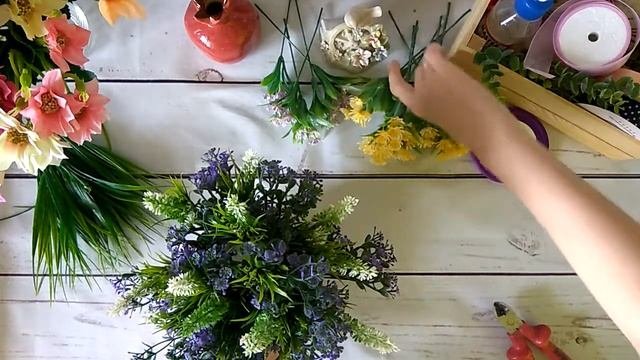 Мастерская Альфии ? Цветочная композиция из полевых цветов