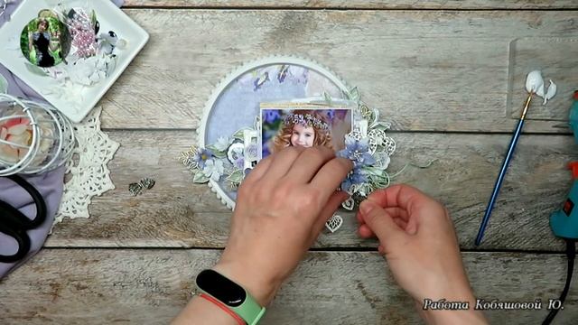 Круглое панно. Мастер-класс. Скрапбукинг смотреть онлайн